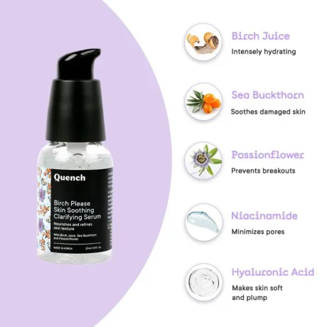 Birch Juice Skin Soothing Clarifying Serum pic 3