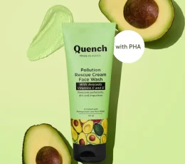 Quench Avocado Pollution Rescue Cream Face Wash