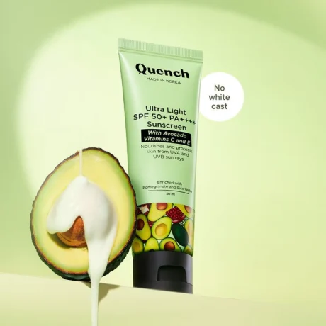 Quench Avocado Ultra Light SPF 50+ Sunscreen pic 1