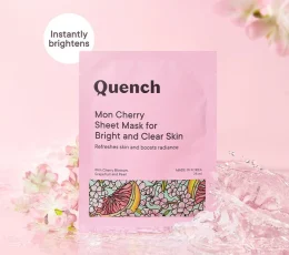 Quench Cherry Blossom Brightening & Clarifying Sheet Mask