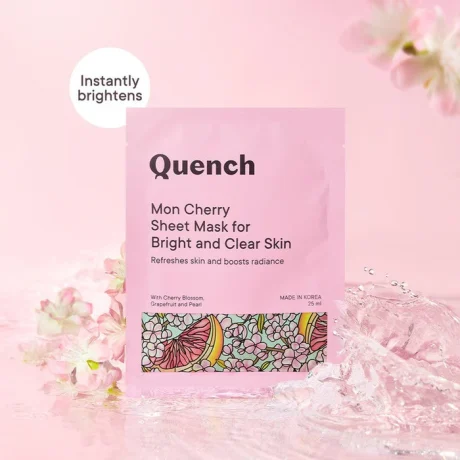 Quench Cherry Blossom Brightening & Clarifying Sheet Mask pic 1