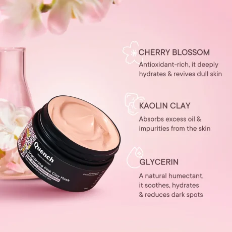 Quench Cherry Blossom Brightening Pink Clay Mask pic 2