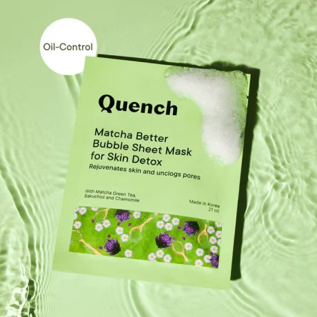 Quench Matcha Bubble Sheet Mask pic 1
