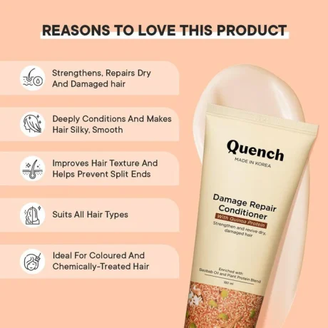 Quench Quinoa Damage Repair Hair Conditioner pic 2