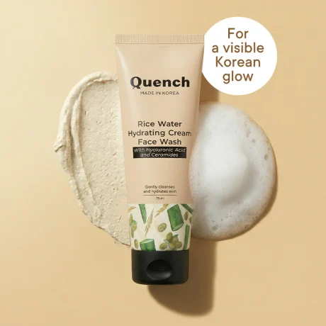 Quench Rice Water Gentle Exfoliation Cream Face Wash pic 1