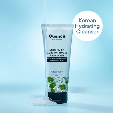 Quench Snail Mucin Collagen Boost Face Wash pic 1