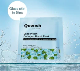 Quench Snail Mucin Collagen Boost Sheet Mask