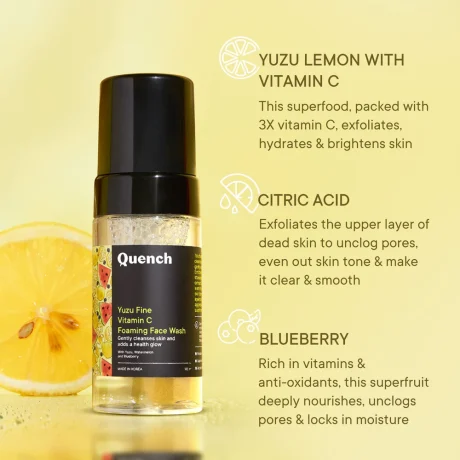 Quench Yuzu Foaming Face Wash pic 2