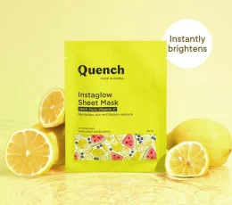 Quench Yuzu Instaglow Sheet Mask